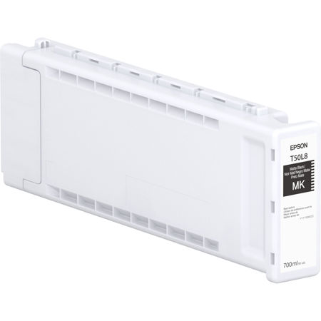 Epson T50L UltraChrome XD3 700ml Ink Cartridge for SureColor Inkjet Printers Matte Black